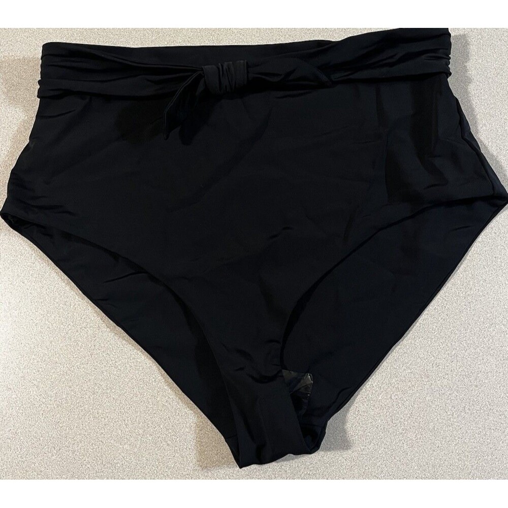 Mara Hoffman Jay Black Bikini Bottom NEW Plus Size 2X